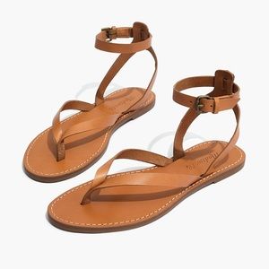 Madewell Tan Leather Sandals